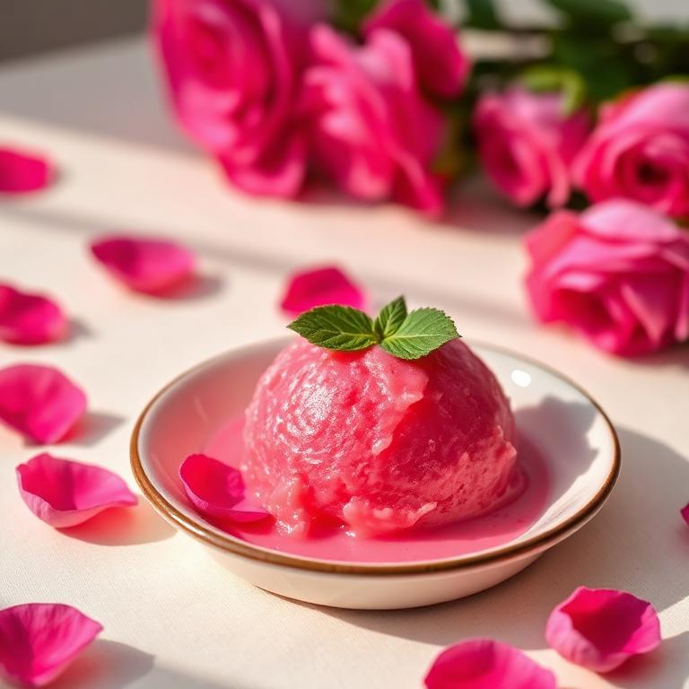 Raspberry Rosé Sorbet